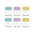 KILNER Babygläser in klar und bunt, langlebige Gläser für Babys mit bunten Deckeln und kindgerechtem Design