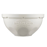 Weiße MASON CASH Rührschüssel aus Keramik, 5-Liter-Volumen, ideal zum Mischen und Zubereiten in der Küche