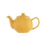 Gelbe Teekanne von PRICE & KENSINGTON aus Keramik, elegante Form, gut sichtbarer Deckel und Griff.