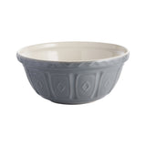 Graue MASON CASH Rührschüssel aus Keramik, ideal zum Mixen und Zubereiten in der Küche, mit klassischem Design.