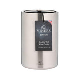 Viners Weinkühler aus Edelstahl in Silber, elegantes Design für gekühlten Wein.