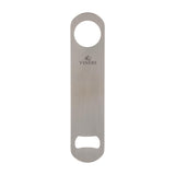 VINERS Flaschenöffner aus Edelstahl in Silber, handliches Küchenaccessoire, zeigt den geöffneten Flaschenverschluss.