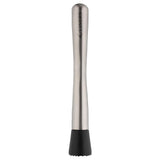 Silberner Edelstahl-Cocktail-Stößel von VINERS, perfekt für die Zubereitung von Cocktails, im Nahaufnahme-Design.