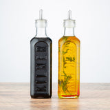 KILNER klare Öl- und Essigflasche aus Glas mit Schraubverschluss, ideal zum Aufbewahren von Flüssigkeiten