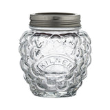 Transparenter KILNER Marmeladenglas mit Schraubverschluss, ideal zum Einmachen und Aufbewahren von Marmelade.