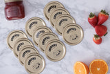 Weithalsglas-Vakuumdichtung von KILNER in Weiß, 12er Set, flexible Gummidichtung für luftdichtes Verschließen.