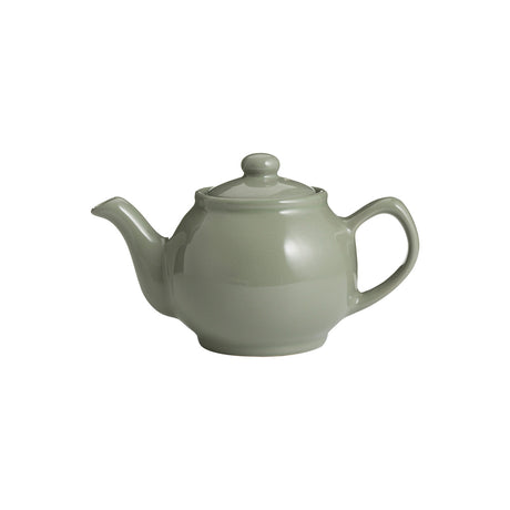 Preis & Kensington Teekanne aus Keramik mit Salbeiblumen, elegante Teekanne für Kräutertee, weißes Design, 5010853277202