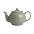 Salbei-Teekanne von PRICE & KENSINGTON aus Keramik, handgefertigt, mit elegantem Design und Deckel.