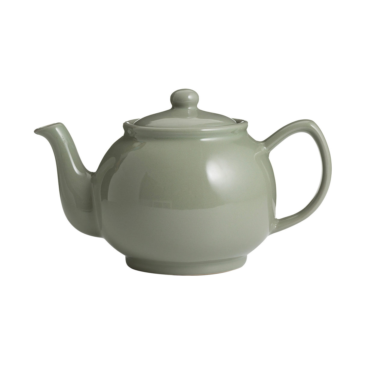 Salbei-Teekanne von PRICE & KENSINGTON aus Keramik, handgefertigt, mit elegantem Design und Deckel.