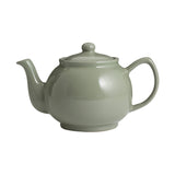 Salbei-Teekanne von PRICE & KENSINGTON aus Keramik, handgefertigt, mit elegantem Design und Deckel.