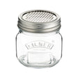 KILNER Feinreibe mit Glas, klare Reibe aus Edelstahl, ideal zum Feinreiben von Lebensmitteln, 250 ml Fassungsvermögen