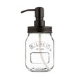 KILNER Seife- und Lotionspender aus Glas, 0,5 Liter mit Edelstahlverschluss, ideal für Badezimmer oder Küche