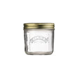 KILNER Einkochglas mit Weithals, klares Glas zum Einkochen und Aufbewahren, Blick auf den transparenten Glasbehälter
