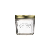 KILNER Einkochglas mit Weithals, klares Glas zum Einkochen und Aufbewahren, Blick auf den transparenten Glasbehälter