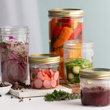 KILNER Einkochglas mit Weithals, klares Glas, ideal für Konservierung und Einmachen, sichtbarer Deckelrand und transparentes Glas