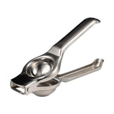 Edelstahl-Zitronenpresse von VINERS mit ergonomischem Griff und hochwertigem Design, zum Auspressen von Zitronen.