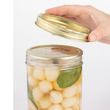KILNER Einkochglas mit Weithals, transparent, klar, robustes Glas für Konservierung und Einkochprozesse