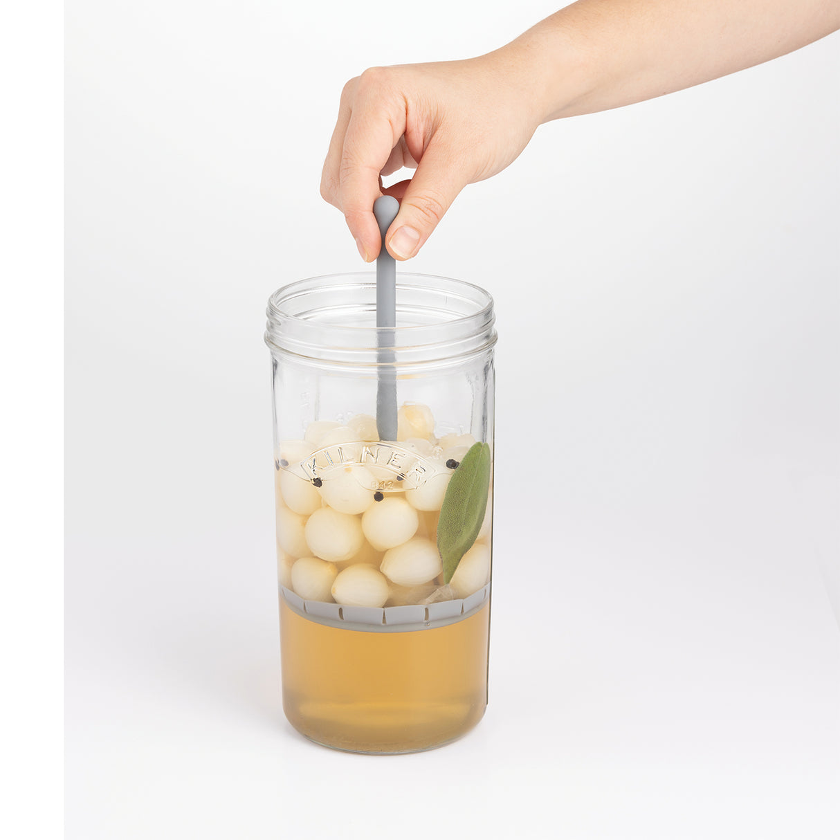 KILNER Einkochglas mit Weithals, klares Glas, ideal zum Einmachen und Aufbewahren von Lebensmitteln, 5010853279367