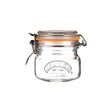 Quadratisches Kilner Einmachglas mit Bügelverschluss, 250 ml, transparentes Glas für Lebensmittel und Konservieren