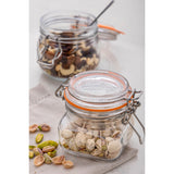 Quadratisches Kilner Einmachglas mit Bügelverschluss, 250 ml, klareres Glas für Aufbewahrung und Einmachen.