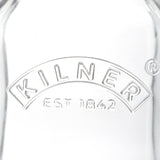 KILNER Saftflasche aus Glas, ideal zum Aufbewahren und Servieren von frisch gepresstem Saft, transparentes Design