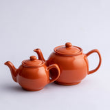 Preis & Kensington Teekanne aus Keramik in Orange, mit eleganter Form und Deckel, perfekt für Teeliebhaber.