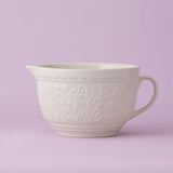 Transparente Rührschüssel von Mason Cash aus der Serie In The Meadow, mit floralem Muster, ideal zum Kochen und Backen.