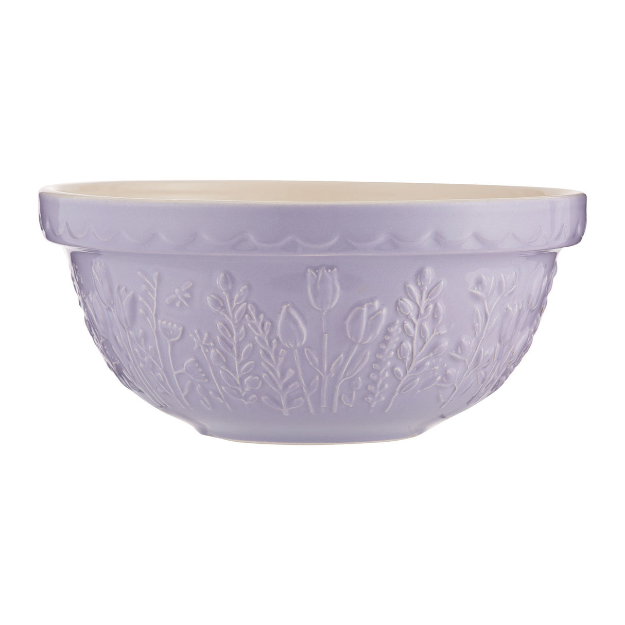 MASON CASH Rührschüssel "In the Meadow" transparent, mit Blumenmuster, aus Keramik, für Back- und Kochzwecke