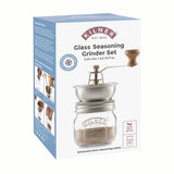 KILNER Gewürzmühle für Gewürze, klar, 250 ml, mit transparentem Gehäuse und Edelstahlmühle für frisches Würzen.