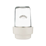 KILNER Kräuter-Frischeglas, 500 ml, transparentes Glasbehälter für frische Kräuter mit Schraubverschluss.