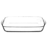 Rechteckige Auflaufform von MASON CASH aus der CLASSIC-Serie, klarer Glas-Design, ideal für Aufläufe und Backgerichte