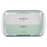 Rechteckige MASON CASH Auflaufform aus Glas, Classic-Serie, klare Keramikform für Back- und Auflaufspeisen.