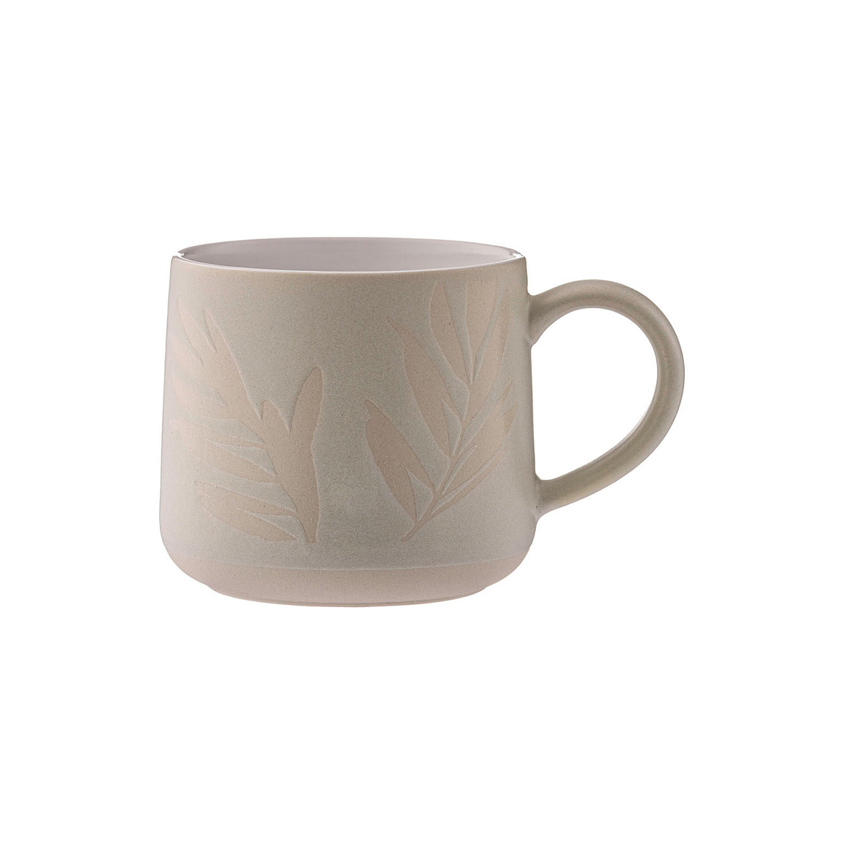 Mason Cash Tasse mit buntem Glasur-Motiv, keramische Trinkgefäß mit dekorativem Design, Nahaufnahme
