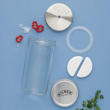 KILNER Fermentierglas, kleines 1-Liter-Glas mit Schraubverschluss für die Herstellung von fermentierten Getränken und Lebensmitteln
