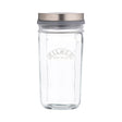 KILNER Kefir-Set mit 500 ml Kefir, inklusiv Glasflasche und Zubehör für die Herstellung von frischem Kefir.