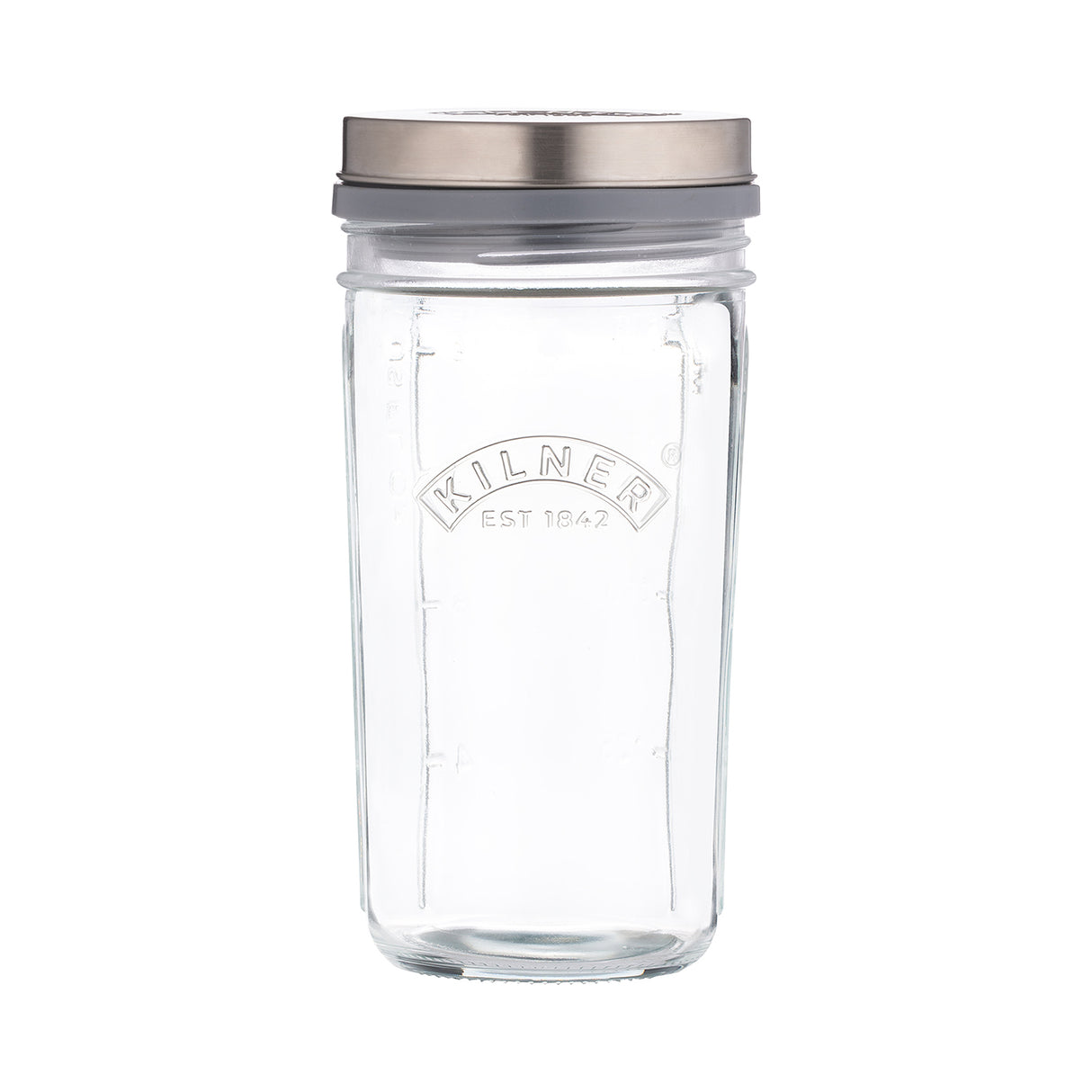KILNER Kefir-Set mit 500 ml Kefir, inklusiv Glasflasche und Zubehör für die Herstellung von frischem Kefir.