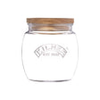 KILNER Vorratsglas, universell, transparent mit Schraubverschluss, ideal für Lebensmittelaufbewahrung, Nahaufnahme