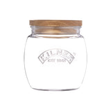 KILNER Vorratsglas, universell, transparent mit Schraubverschluss, ideal für Lebensmittelaufbewahrung, Nahaufnahme