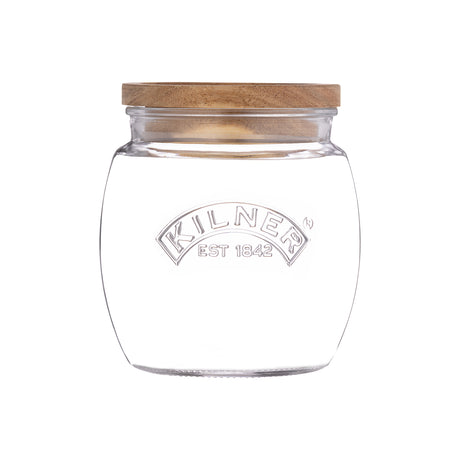 KILNER Vorratsglas, universell, transparent mit Schraubverschluss, ideal für Lebensmittelaufbewahrung, Nahaufnahme