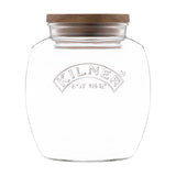 KILNER Vorratsglas, universell, transparentes Glas mit Schraubverschluss für Lebensmittelaufbewahrung