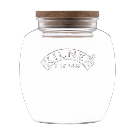KILNER Vorratsglas, universell, transparentes Glas mit Schraubverschluss für Lebensmittelaufbewahrung