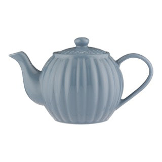 Weiße PRICE & KENSINGTON Teekanne LUXE für 6 Tassen, elegante Teekanne aus hochwertigem Material, stilvoller Teezubehör.