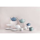 Blaue Luxus-Tasse von PRICE & KENSINGTON, 460 ml, Keramiktasse mit elegantem Design, ideal für Kaffee oder Tee.