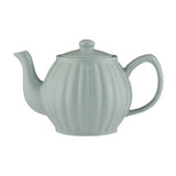 Weiße Teekanne von PRICE & KENSINGTON LUXE mit 6 Tassen, elegante Teekanne aus Porzellan für Teezeremonien