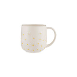 Weiße Teetasse von PRICE & KENSINGTON mit Daisy-Design, 350 ml Fassungsvermögen, elegante Keramiktasse für Tee.