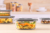 KILNER Frischhaltedose aus Glas mit Kunststoffdeckel, ideal für Lebensmittelaufbewahrung und Frischhaltung.