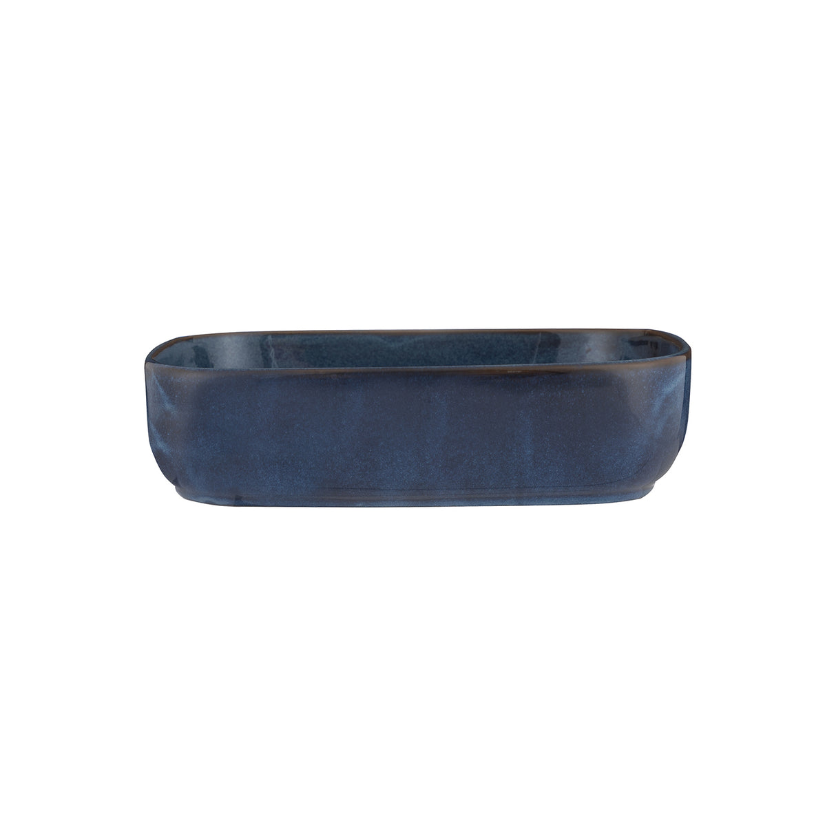 MASON CASH Auflaufform Rustic Charm in Blau, keramische Backform mit rustikalem Design, ideal für Aufläufe und Backgerichte