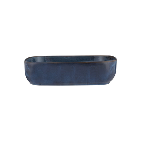 MASON CASH Auflaufform Rustic Charm in Blau, keramische Backform mit rustikalem Design, ideal für Aufläufe und Backgerichte
