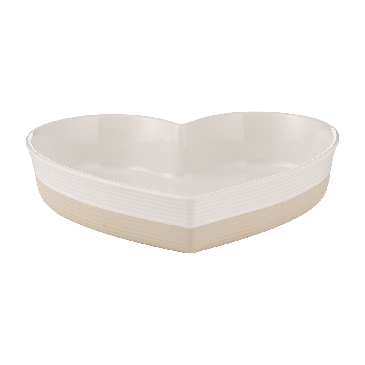 Beige MASON CASH Auflaufform aus der Rustic Charm Serie, ideal für Backofen und Servieren, mit rustikalem Design.