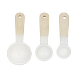 MASON CASH Messlöffel-Set mit 3 beige Messlöffeln im Rustic Charm Design, ideal für präzises Abmessen in der Küche